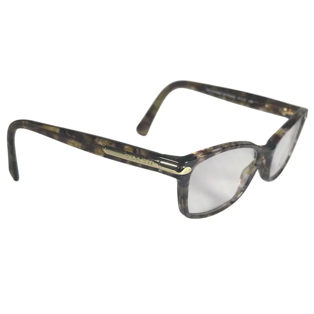 Coach HC6065 Eyeglasses Confetti Light Brown 5287 51mm Women’s Frames